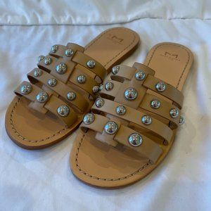 New Marc Fisher slip on sandals